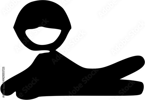 단순한 사람 캐릭터 일러스트 어른 아이 정보 아이콘