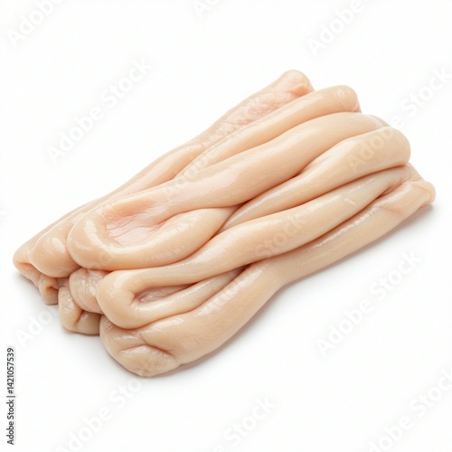 Close-up of Fresh Raw Fish Intestines