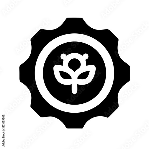 Vineyard Quality Seal Badge Icon Design
