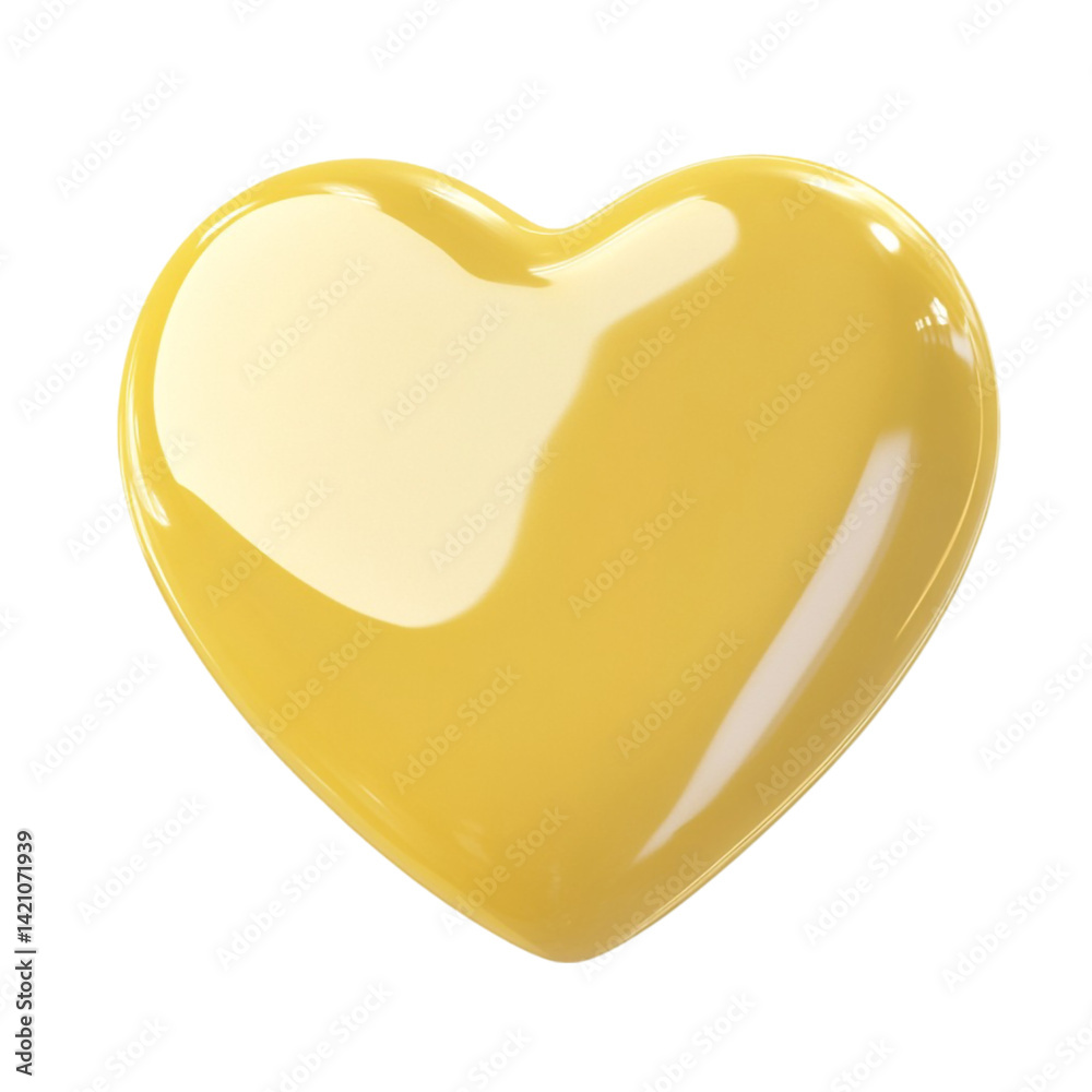 A shiny golden heart against a colorful striped background A shiny golden heart against a colorful striped background
