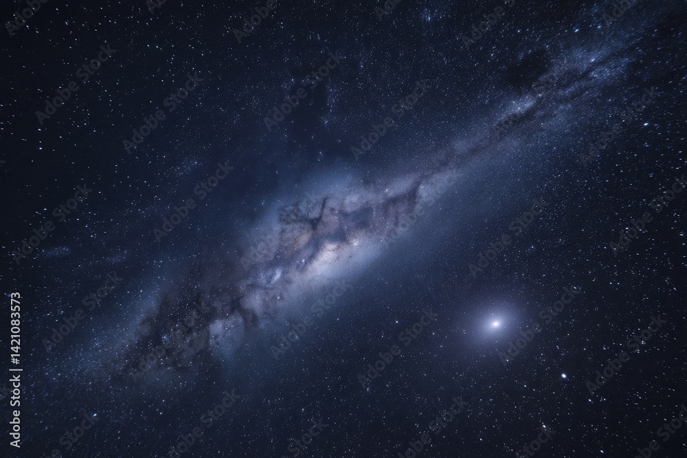 Cosmic expanse, milky way