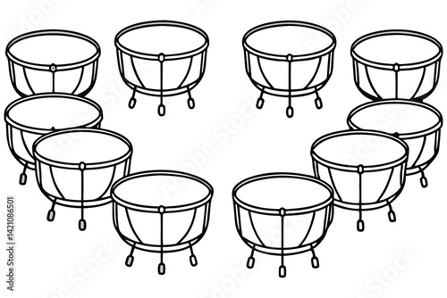 Clean Layout of Timpani Van Models Collection