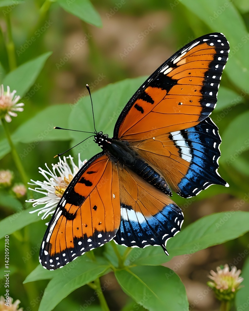 Obraz premium butterfly on flower