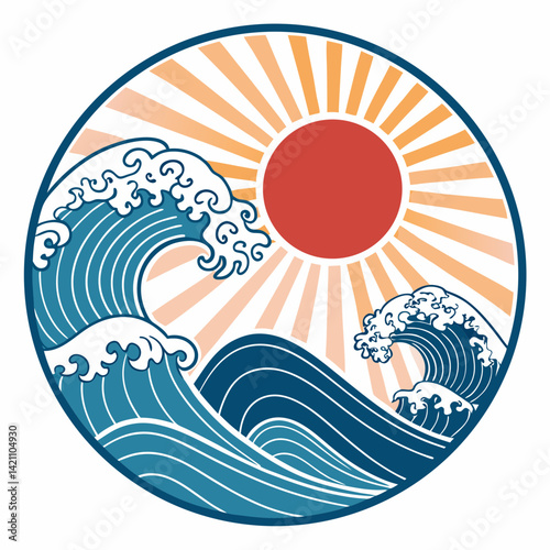 Create a bold, vector, 19-element 2D background with thick strokes.  Design should feature strong geometric shapes.