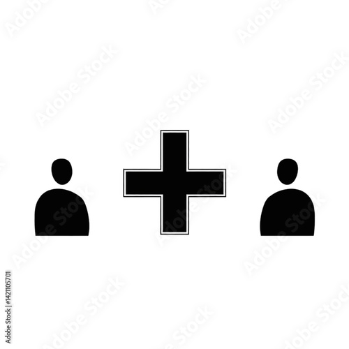 man and woman cross