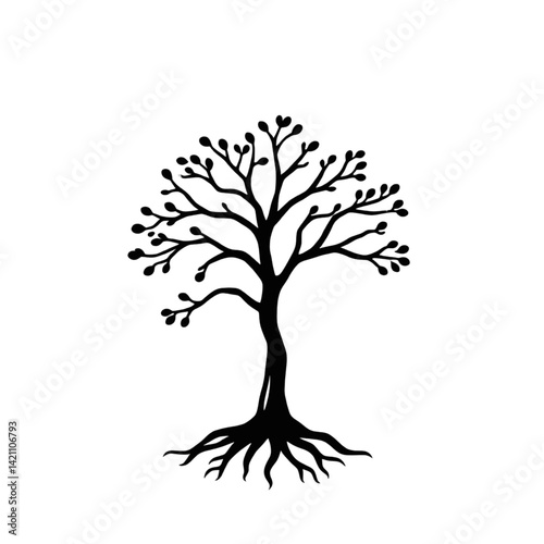 tree silhouette vector