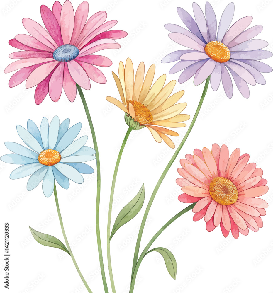 Bright and Bold Floral Pattern – Vector Graphic Bright and Bold Floral Pattern – Vector Graphic