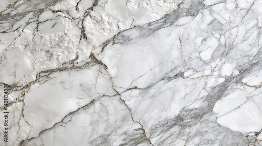 Obraz premium Detailed White Marble Texture