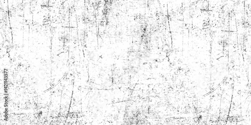 grunge texture background, white base with distressed black scratches, rough worn surface, subtle vintage noise, abstract grungy overlay, minimalist monochrome design soft noise overlay look