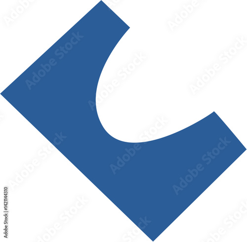 creative organic paper cut out abstract shape decorations 