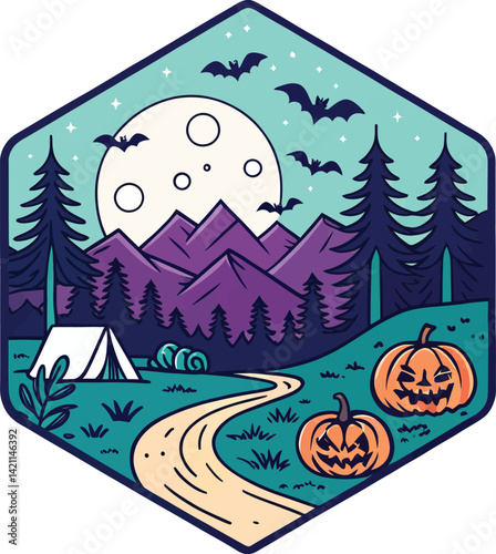 Rustic Pumpkin with Vines – Autumn Garden Vector