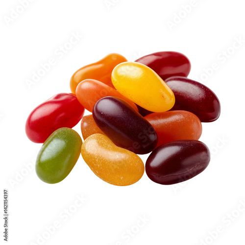Pile of Colorful Jelly Beans Candy