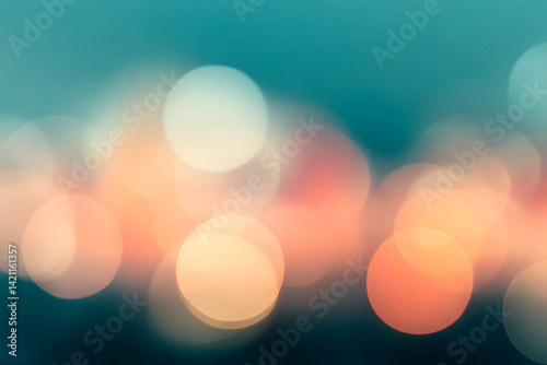 Abstract Soft Bokeh Background. Generative AI