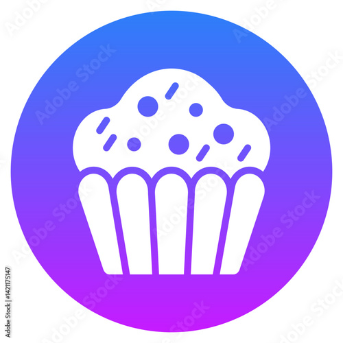 Chocolate Cupcake Icon