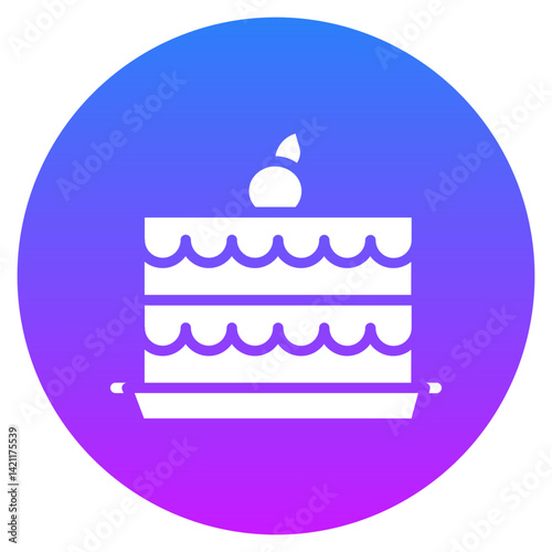 Strawaberry Cake Icon