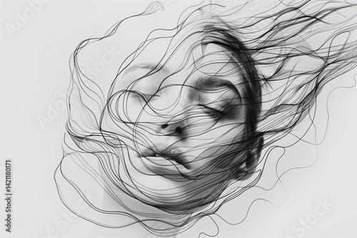astarte.ai: Abstract Line Art Design with Geometric Flow