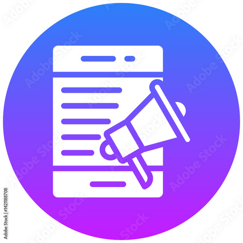 Mobile Marketing Icon
