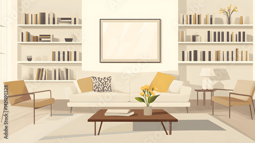 interior of a cafe with a view