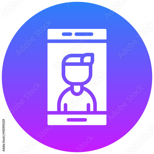 Smartphone Meeting Icon