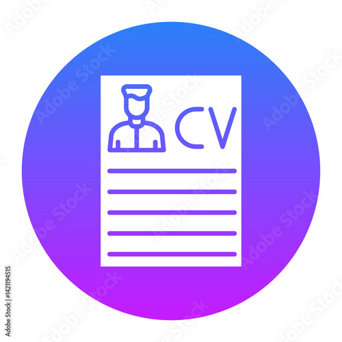 Curriculum Vitae Icon