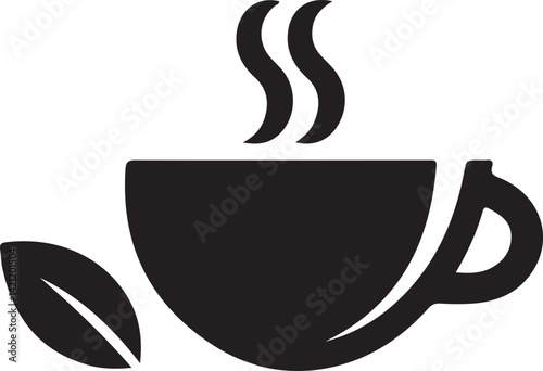 A logo design for cafe for tea shop
