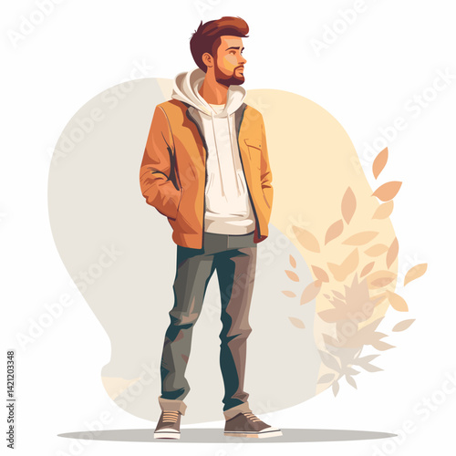 man vector illustration
