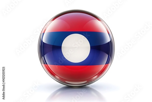 3D Rendered Glossy Flag of Laos Free Download 3D Rendered Glossy Flag of Laos - GFXLoad