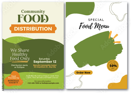 Charitable Efforts: Community Food Distribution and Special Menu Event