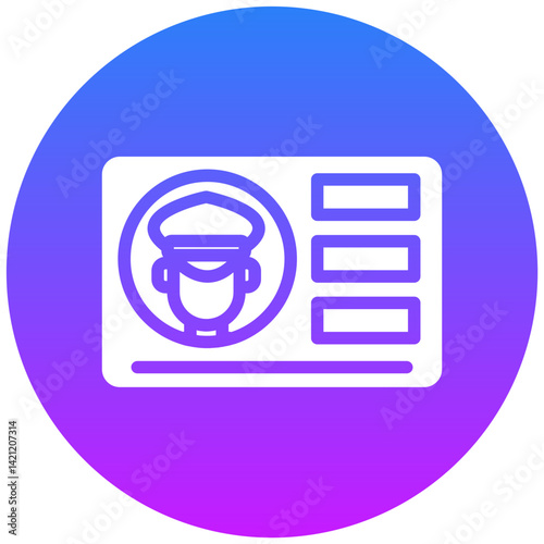 License Vector Icon