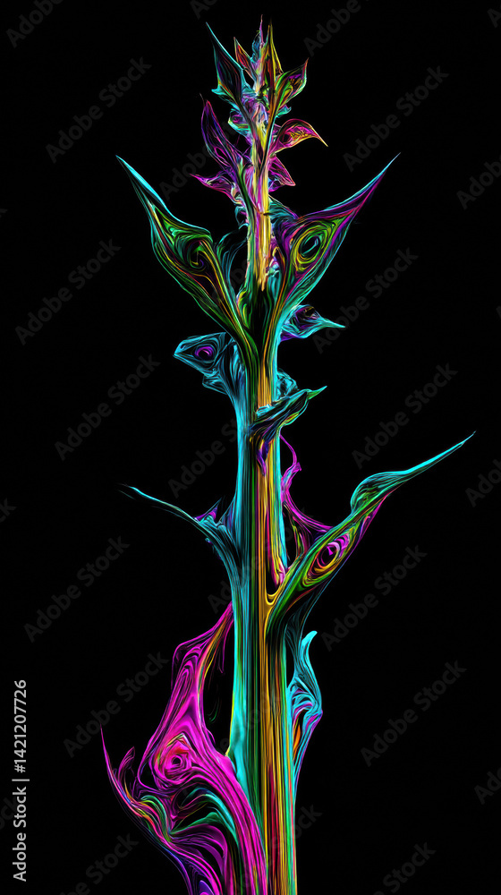 Fototapeta premium Psychodeliczna Botanika