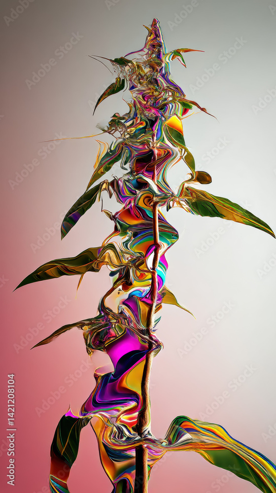 Fototapeta premium Psychodeliczna Botanika