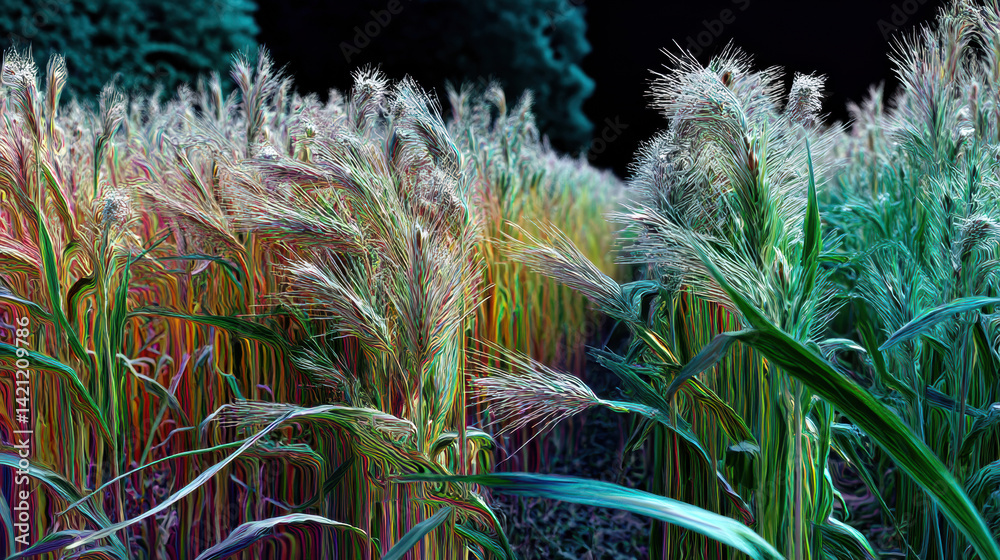 Fototapeta premium Psychodeliczna Botanika