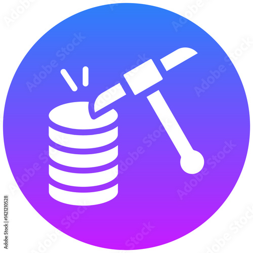 Data Mining Vector Icon