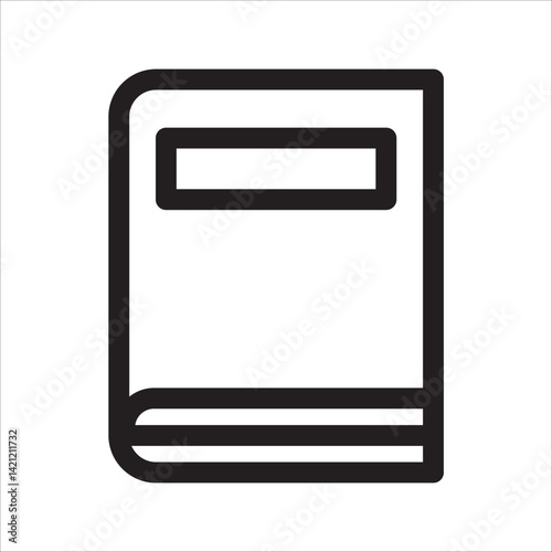 book icon with white background