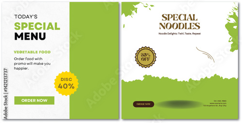 Delightful Vegetable Food and Noodle Specials with Exclusive Discounts