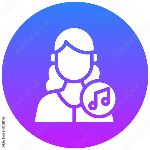 Singer Female Icon