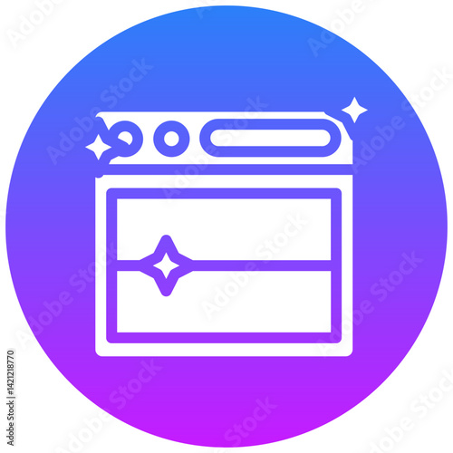 Cleaning Stove Icon