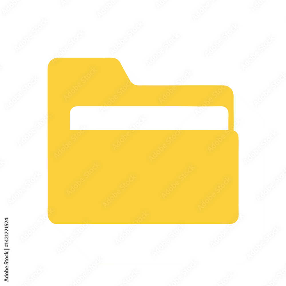 open yellow folder icon