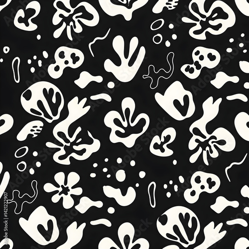 Seamless traditional fabric pattern with intricate timeless designs.