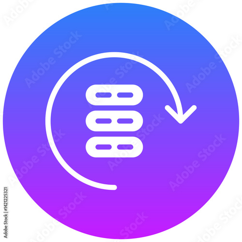 Network Data Backup Icon