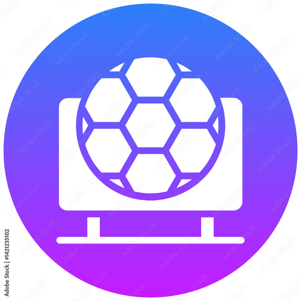 Fototapeta premium Live Sports Icon