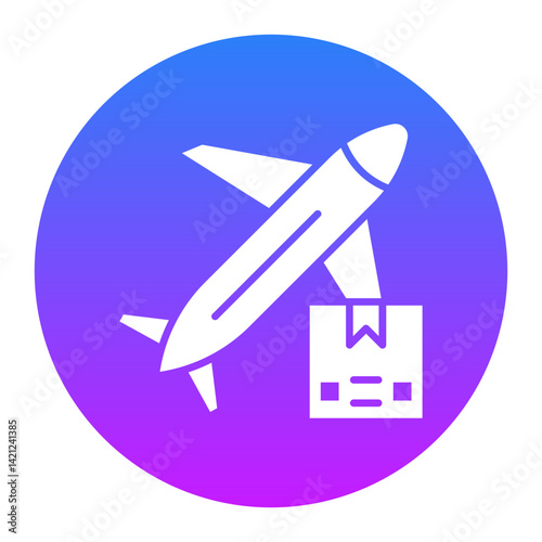 Worldwide Shipping Air Icon