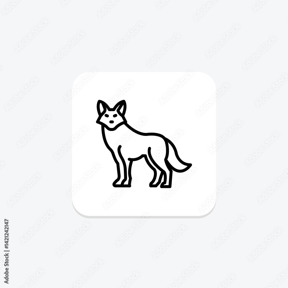 Fox, vector, pixel perfect, illustrator file Fox, vector, pixel perfect, illustrator file
