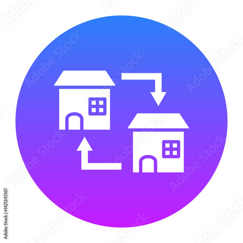 House Exchange Icon