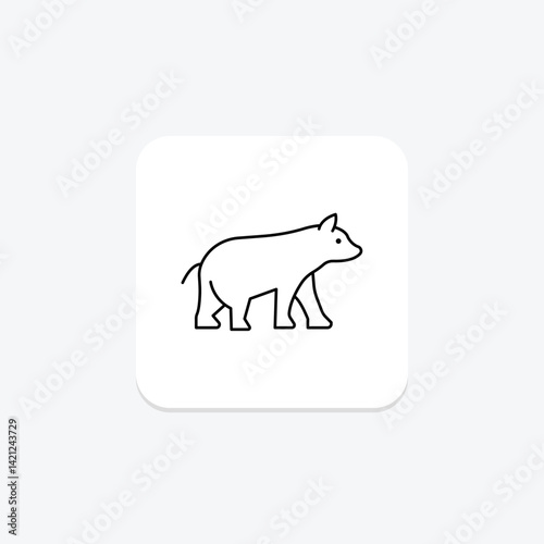 Bear, vector, pixel perfect, illustrator file
