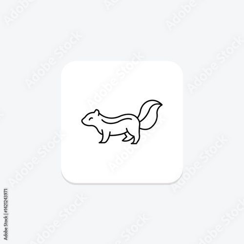 Squirrel, vector, pixel perfect, illustrator file