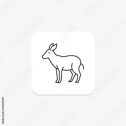 Okapi, vector, pixel perfect, illustrator file