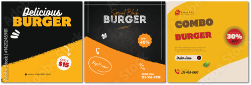 Dynamic Burger Promotion: Irresistible Offers and Combo Deals for Food Lovers