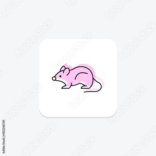 Vole, vector, pixel perfect, illustrator file
