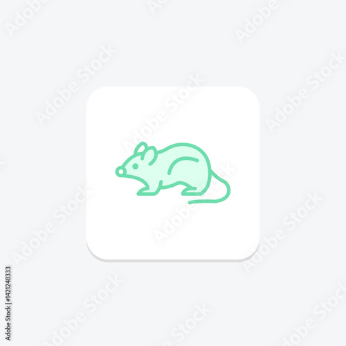 Vole, vector, pixel perfect, illustrator file